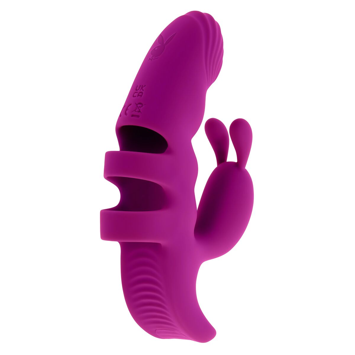 Vibration de Stimulation Double Evolved Playboy Violet