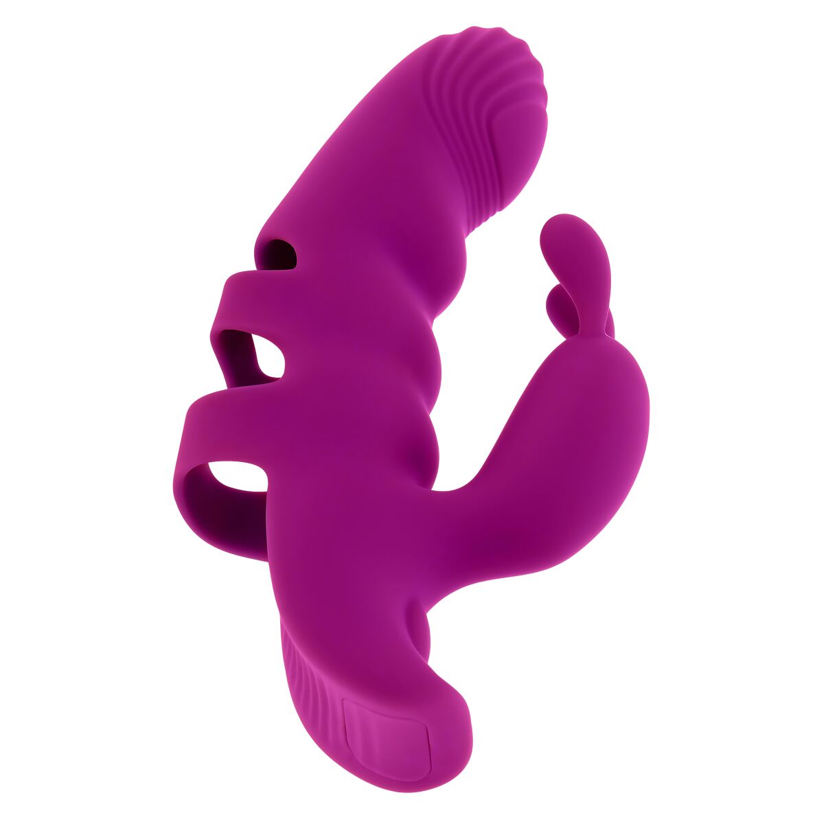 Vibration de Stimulation Double Evolved Playboy Violet