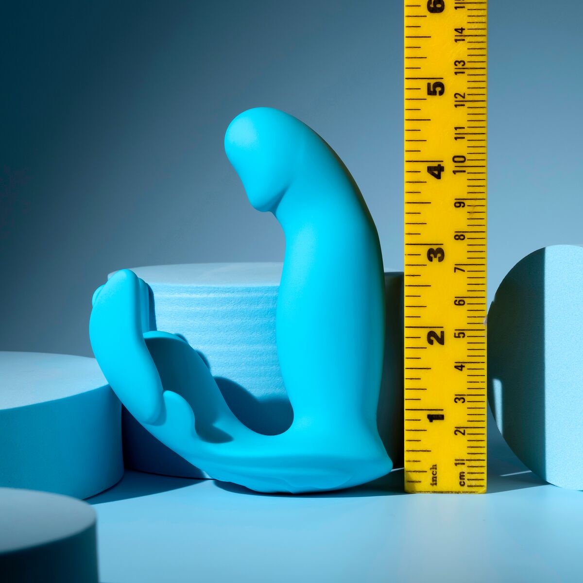 Dual Stimulationsvibrator Evolved Blau