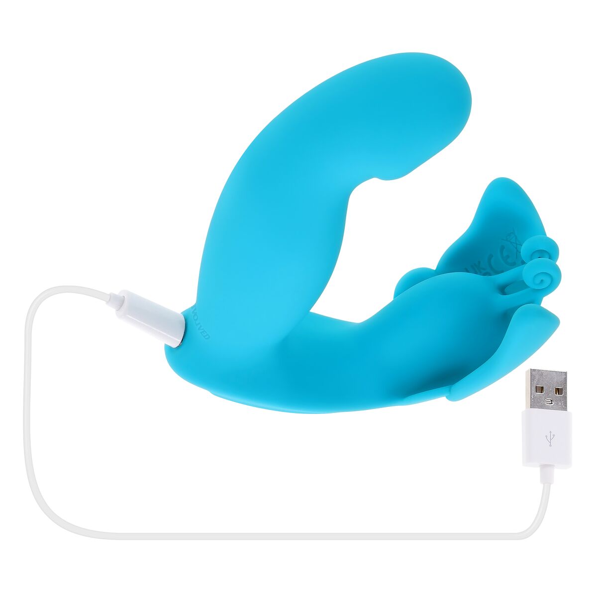 Dual Stimulationsvibrator Evolved Blau
