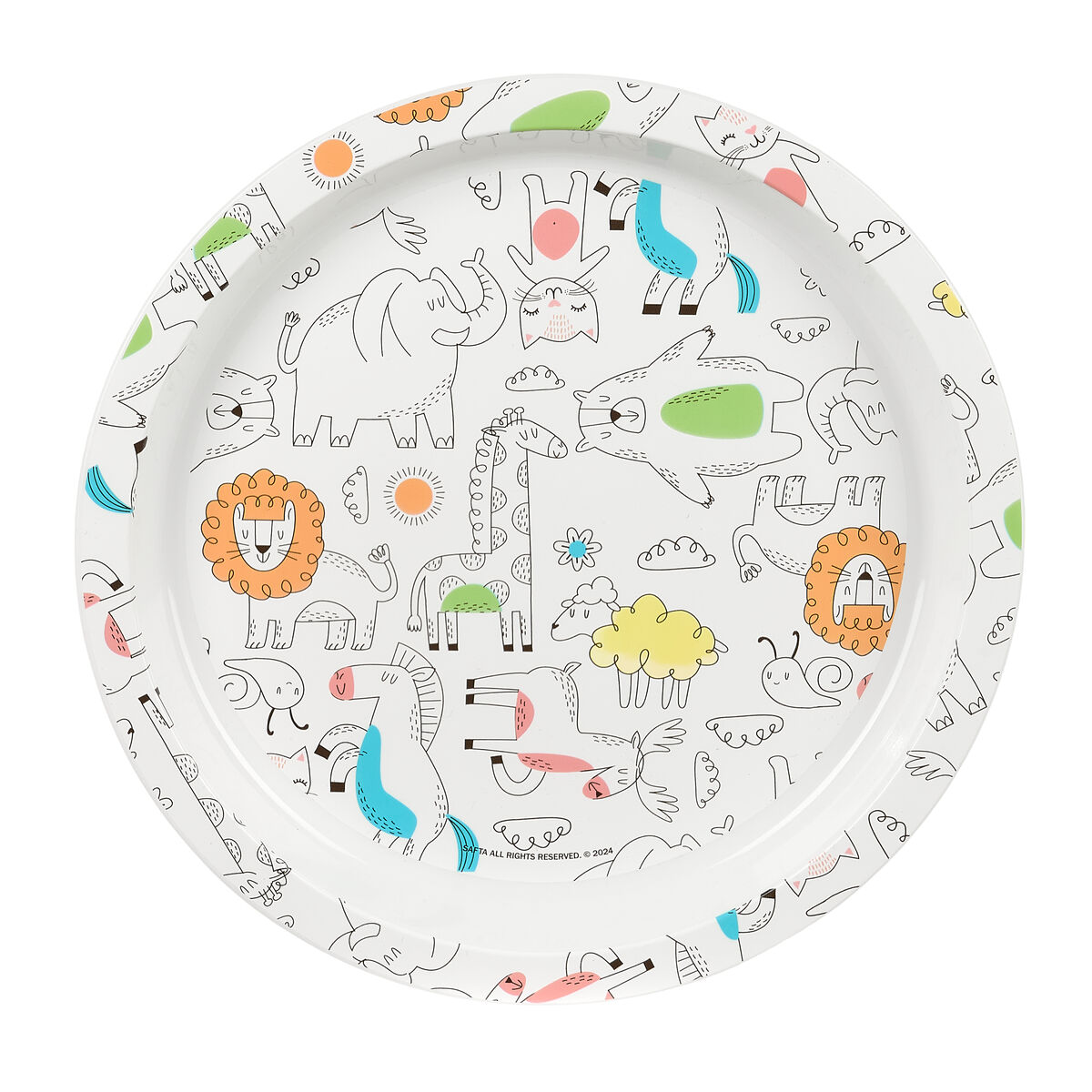 Barnservis set Safta Zoo Polyester PVC