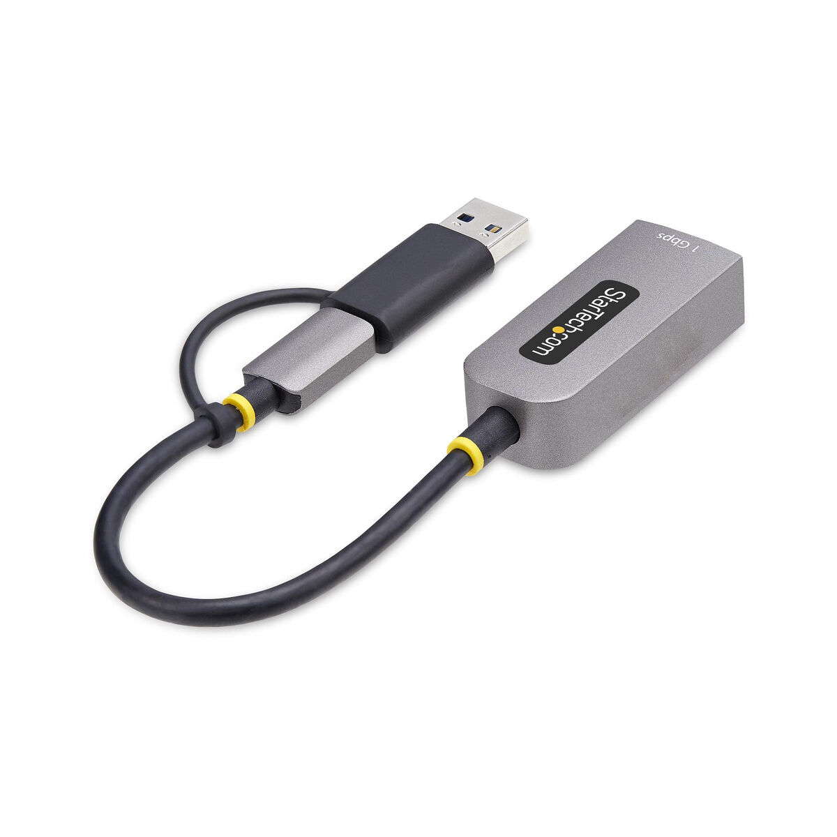 USB-Kaapeli Startech C21GA-USB-ETHERNET Harmaa