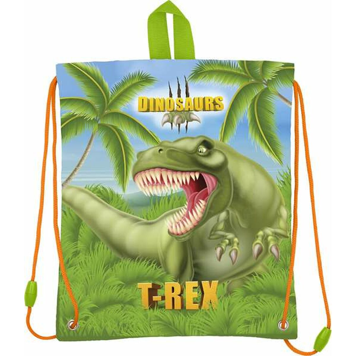 Snackpose Stor Grøn Dinosaur