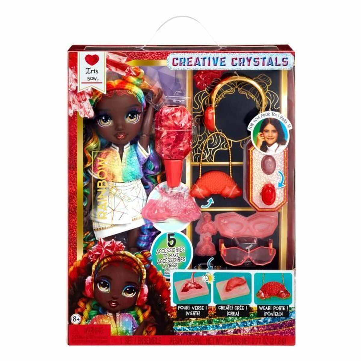 Lelle Rainbow High Iris Bow