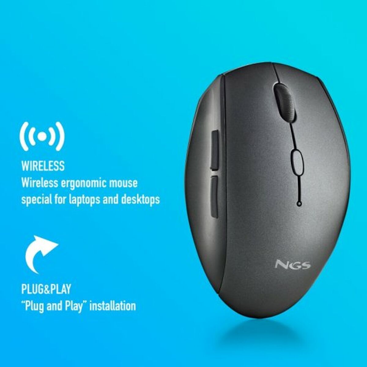 Ratón NGS Negro