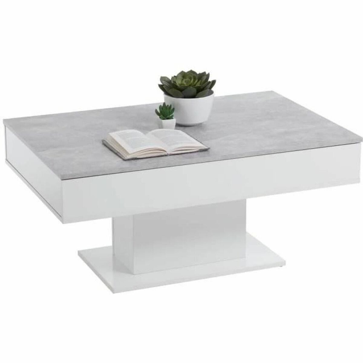 Centre Table FMD White Grey