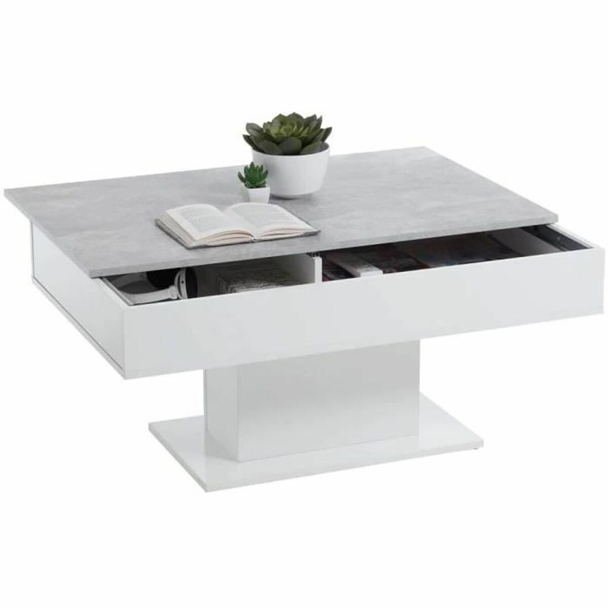 Centre Table FMD White Grey