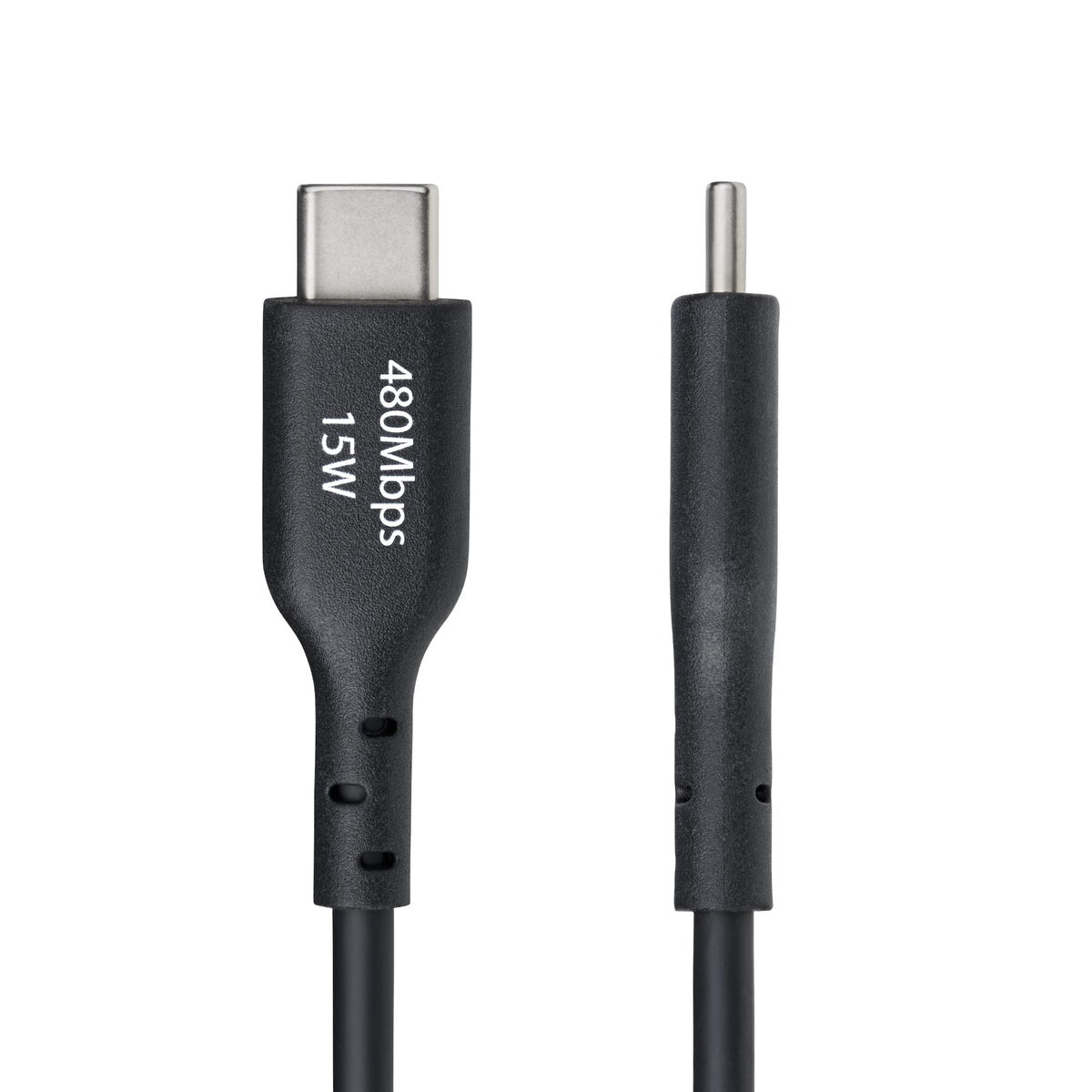 Cablu USB Startech USB2AC1MNC Negru 1 m