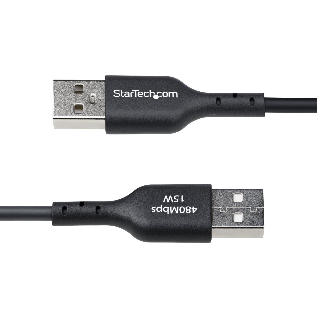 USB-kaabel Startech USB2AC1MNC Must 1 m