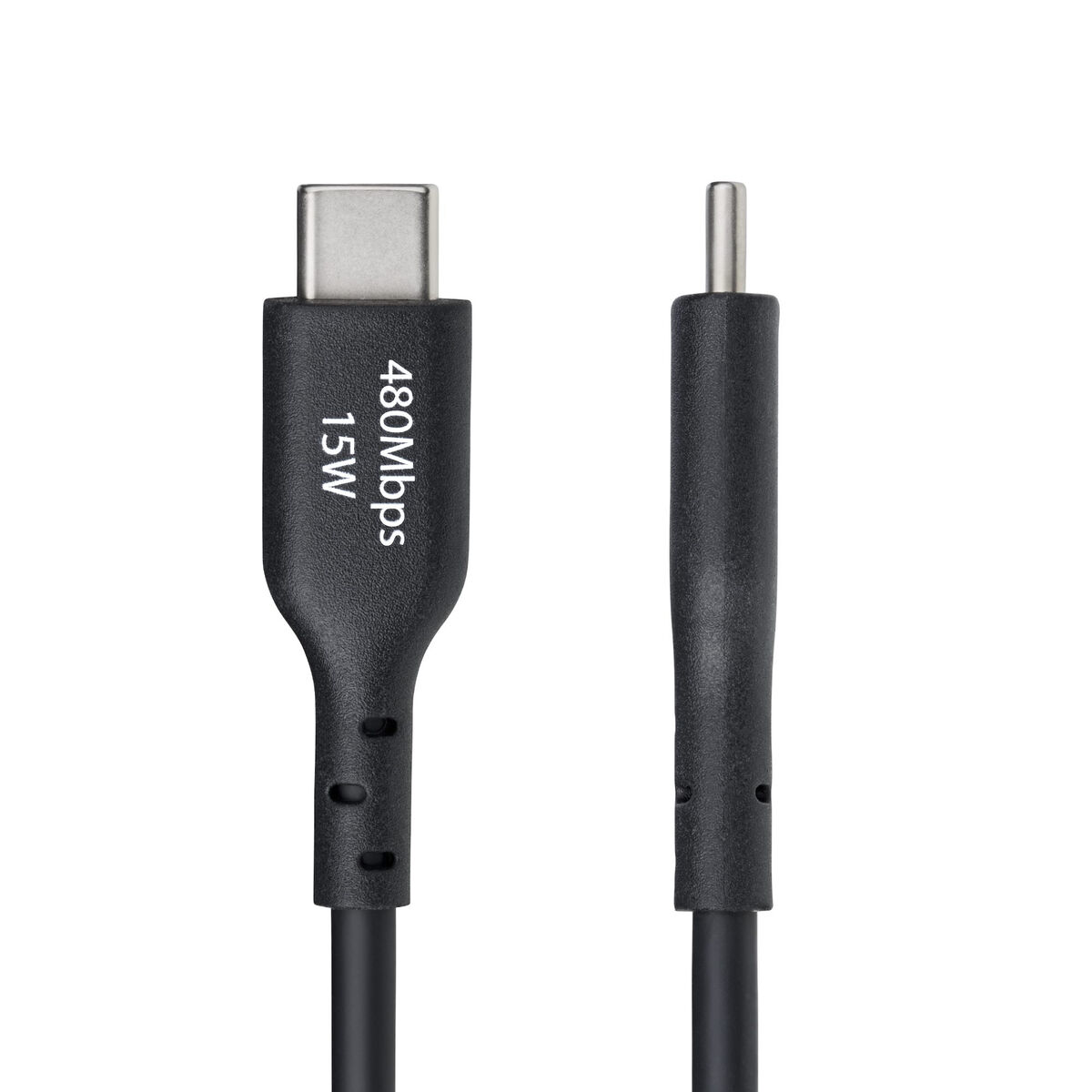 Cavo USB Startech USB2AC2MNC Nero 2 m