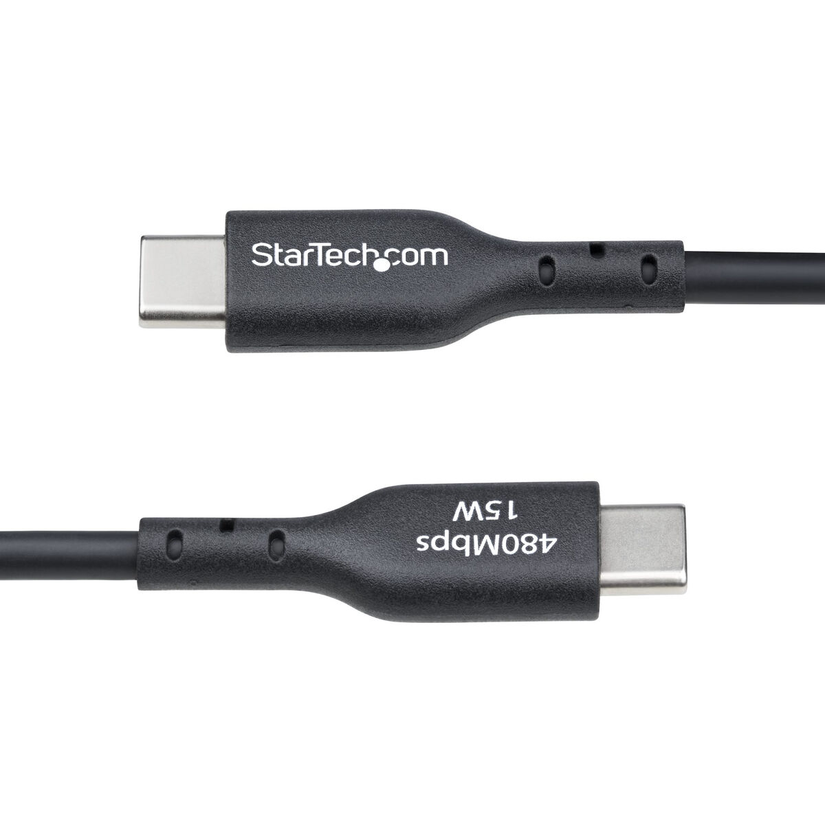 Cable USB Startech USB2AC2MNC Negro 2 m