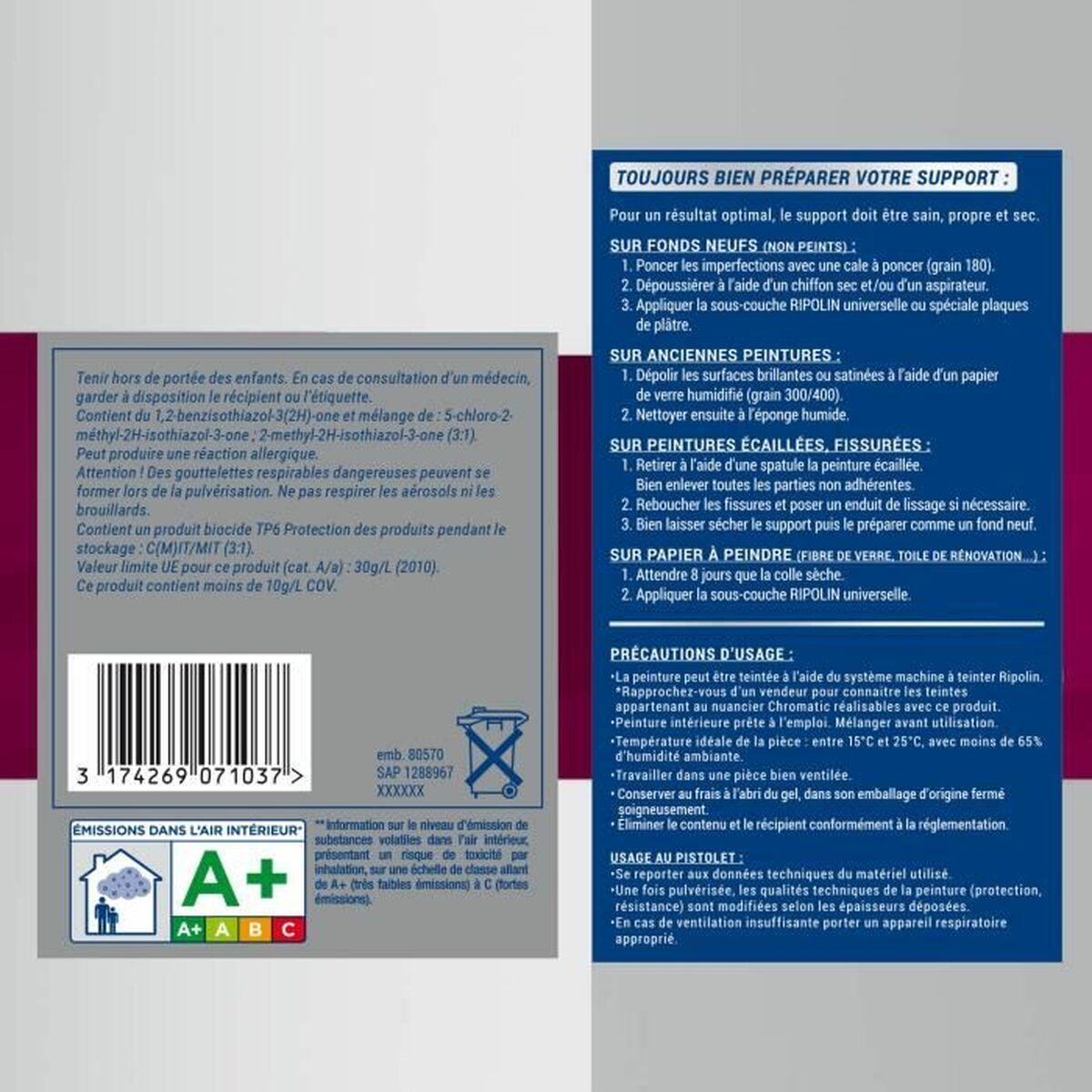 Grondverf Ripolin Wit 2,5 L Mat
