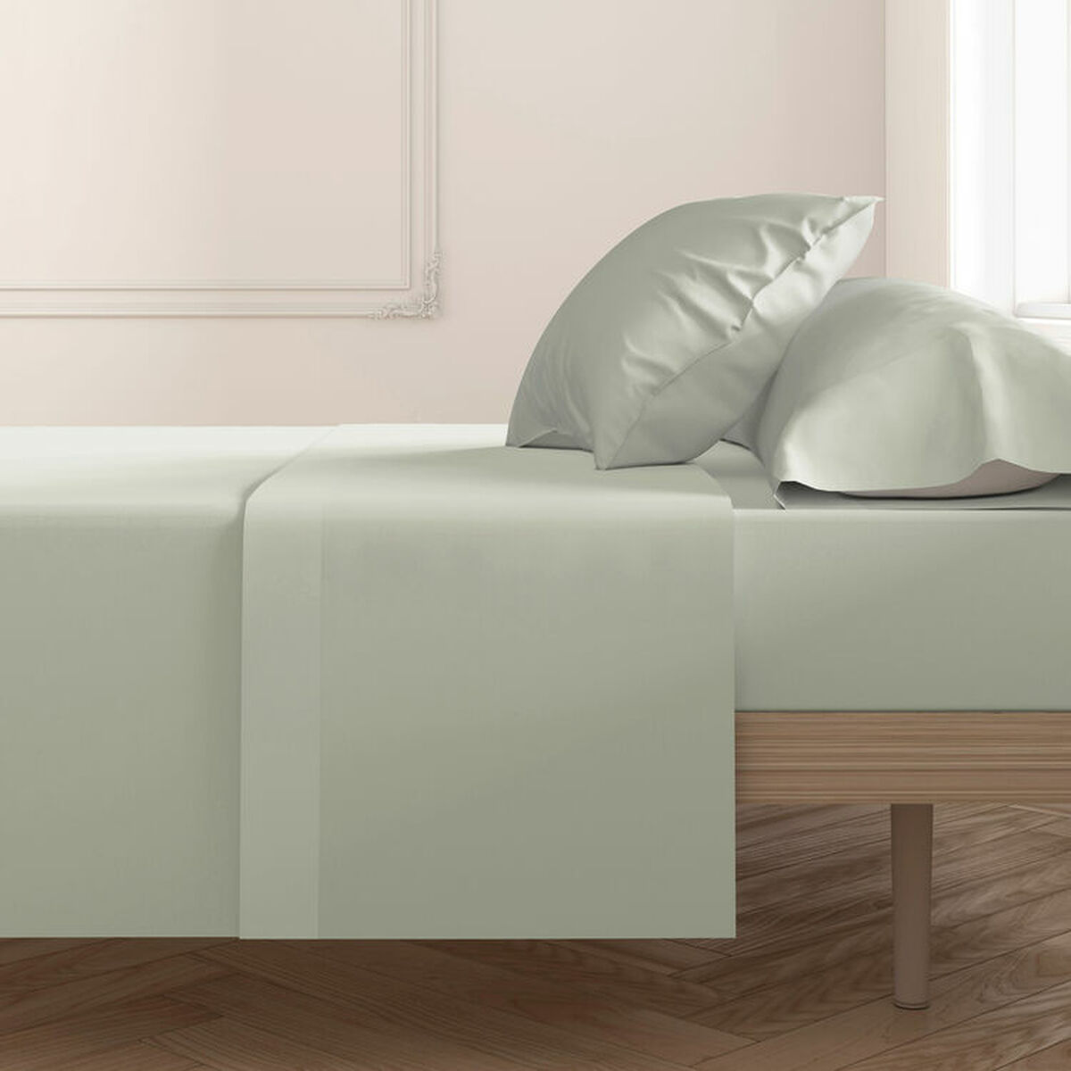 Pillowcase Happy Home Mint Double