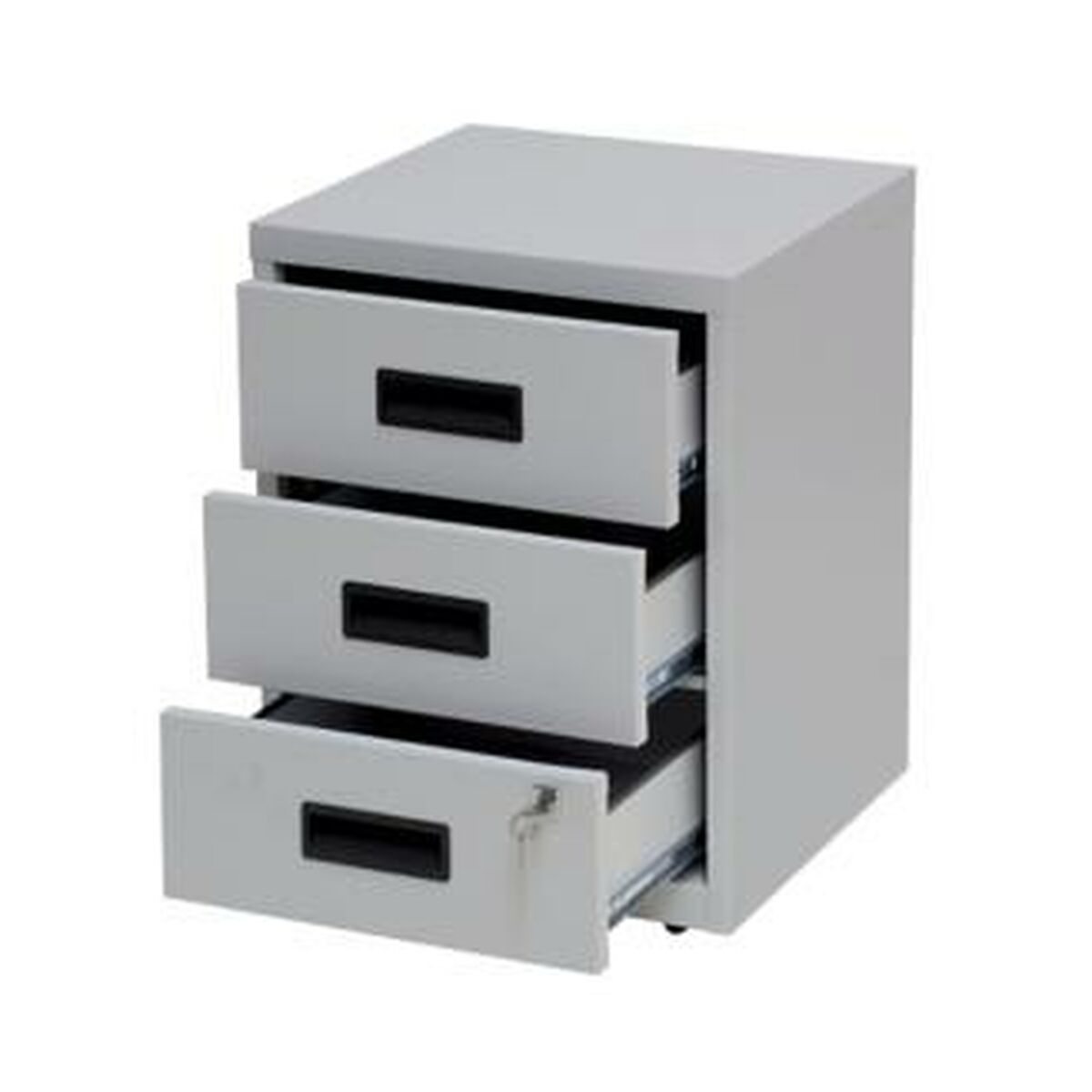 Cómoda Bisley Cinzento Metal