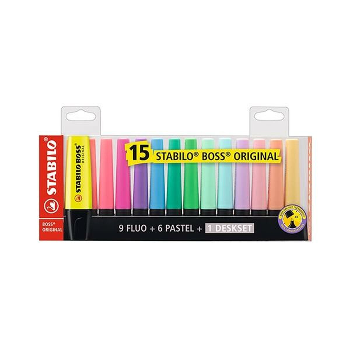 Markering Stabilo Multicolour
