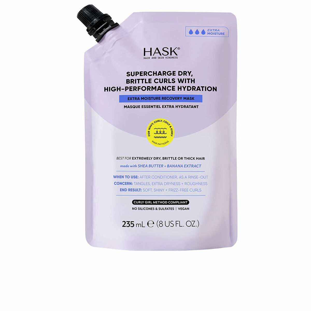 Maschera per Capelli HASK TEXTURE 235 ml