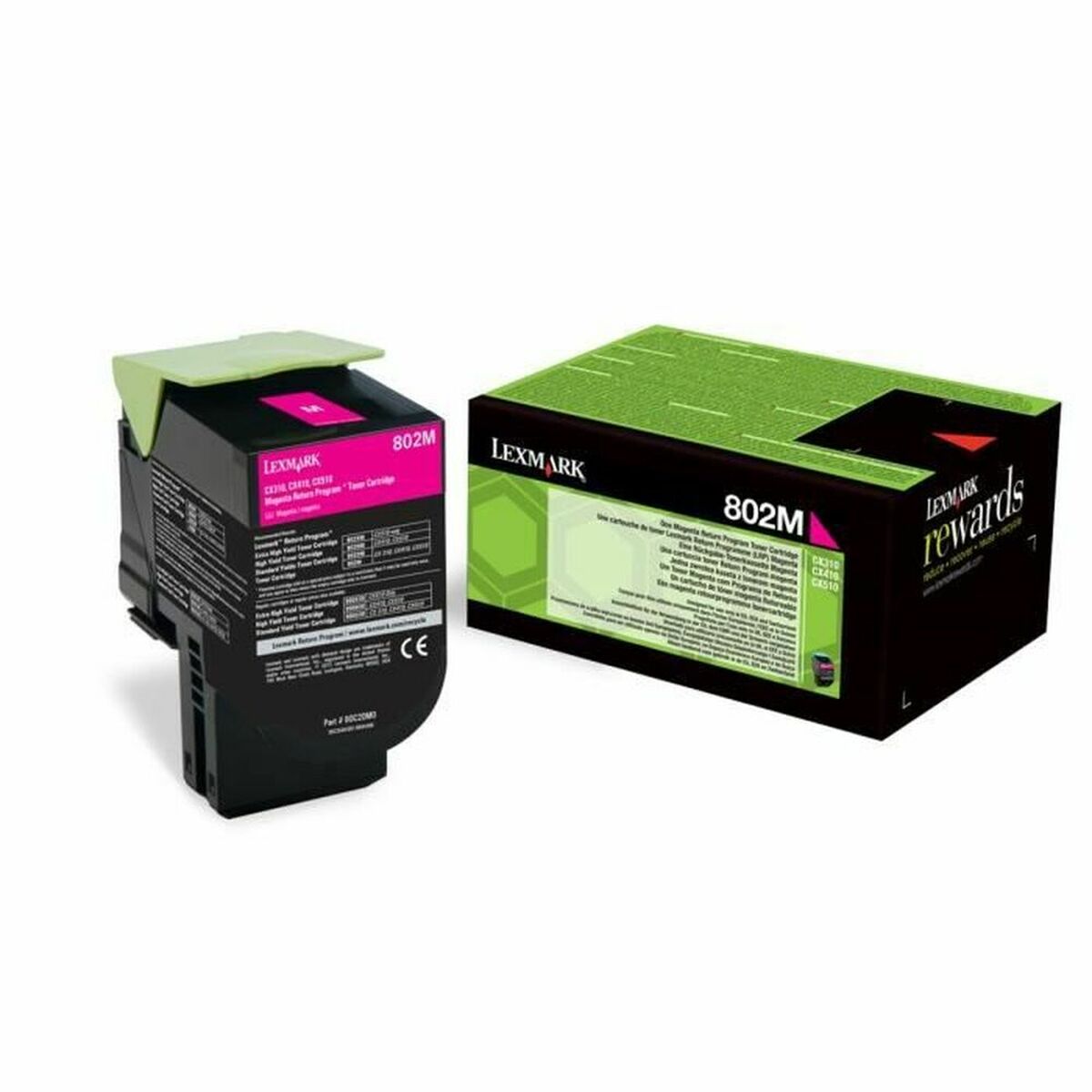 Originele Toner Lexmark 802M Magenta