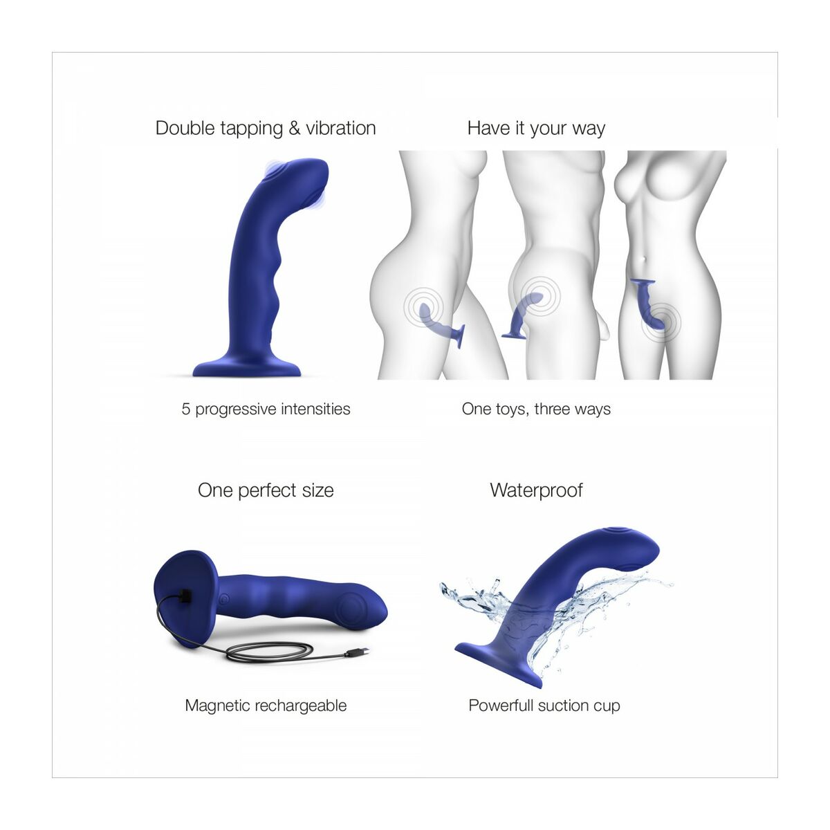 Vibrátor Strap-on-me