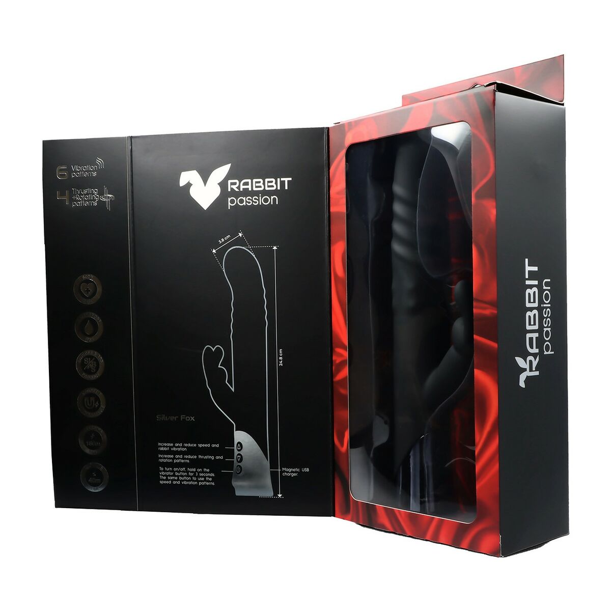 Vibrator Virgite Silberfarben