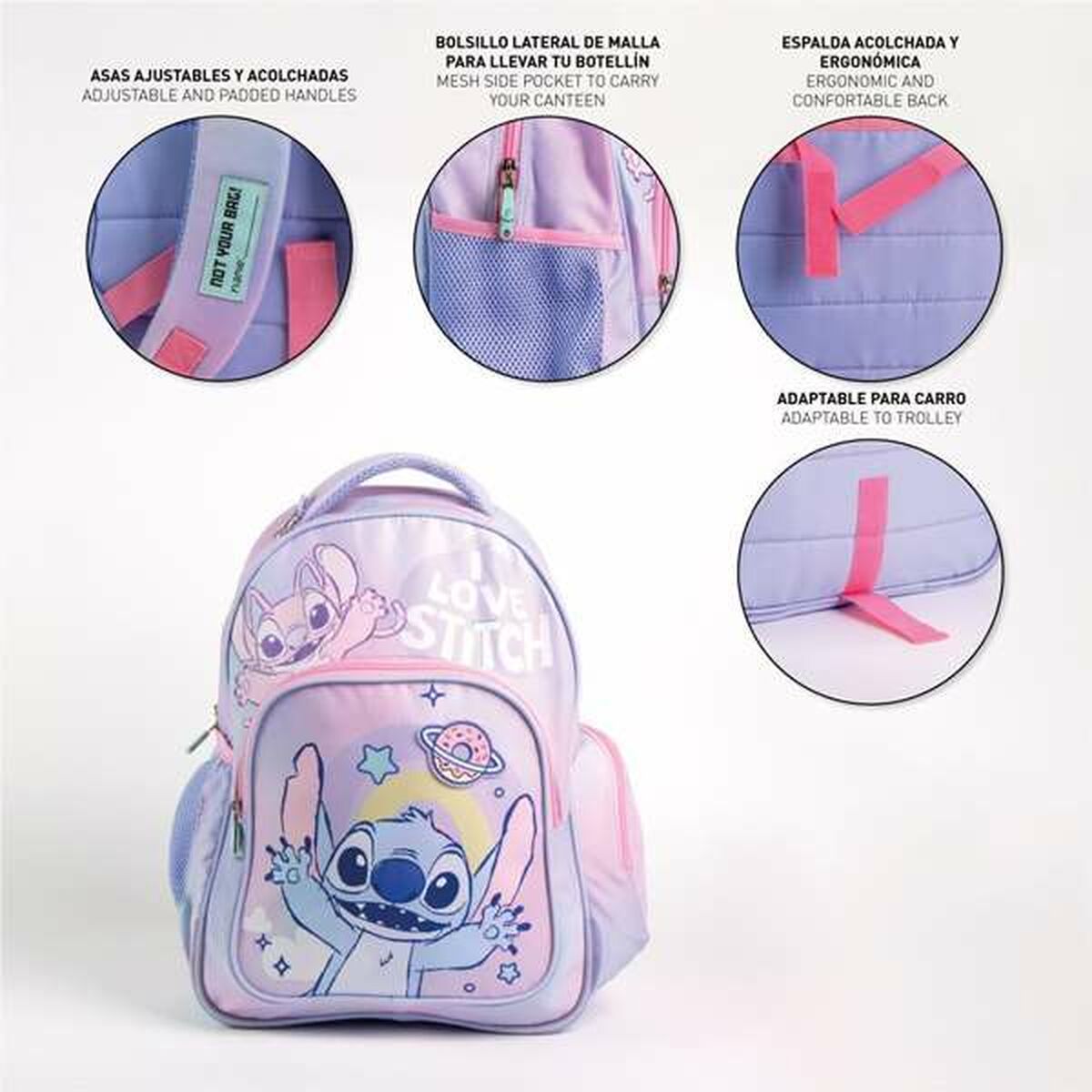 Kooliseljakott Stitch Lillla