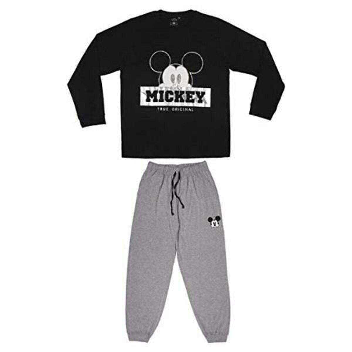 Pijama Mickey Mouse Gris