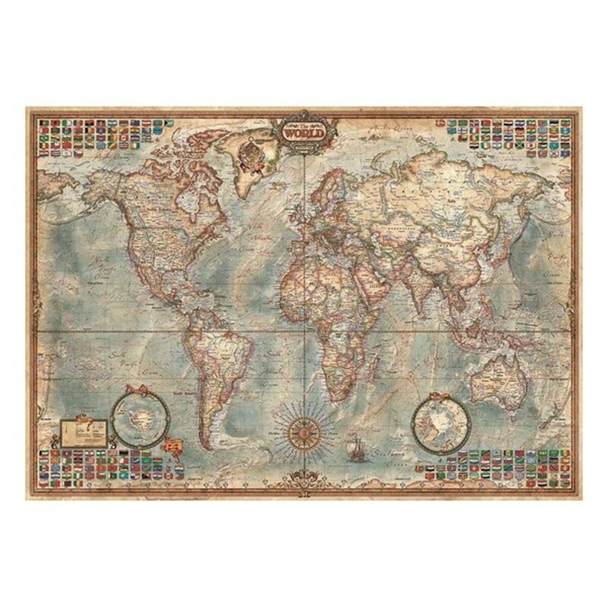 Puzzel The World Educa 16005