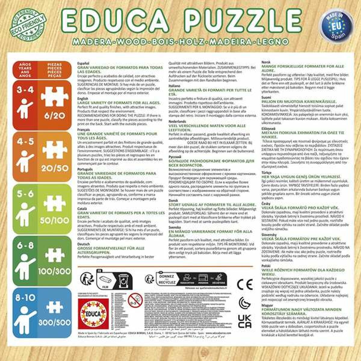 Puslespill Educa