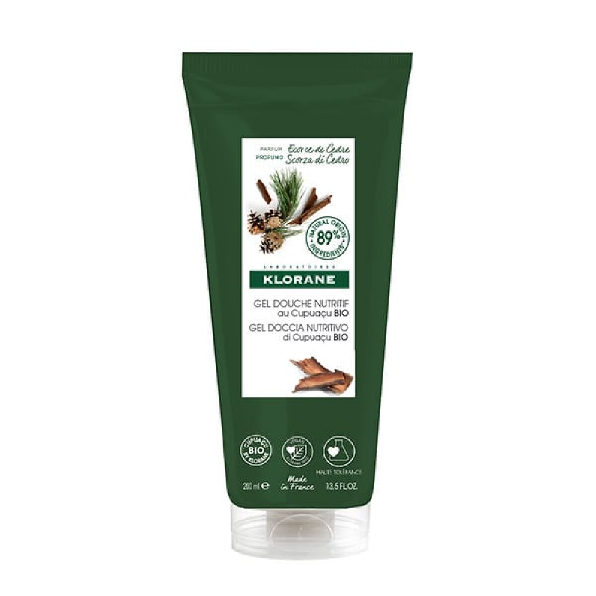 Shower gel Klorane Casca Cedro