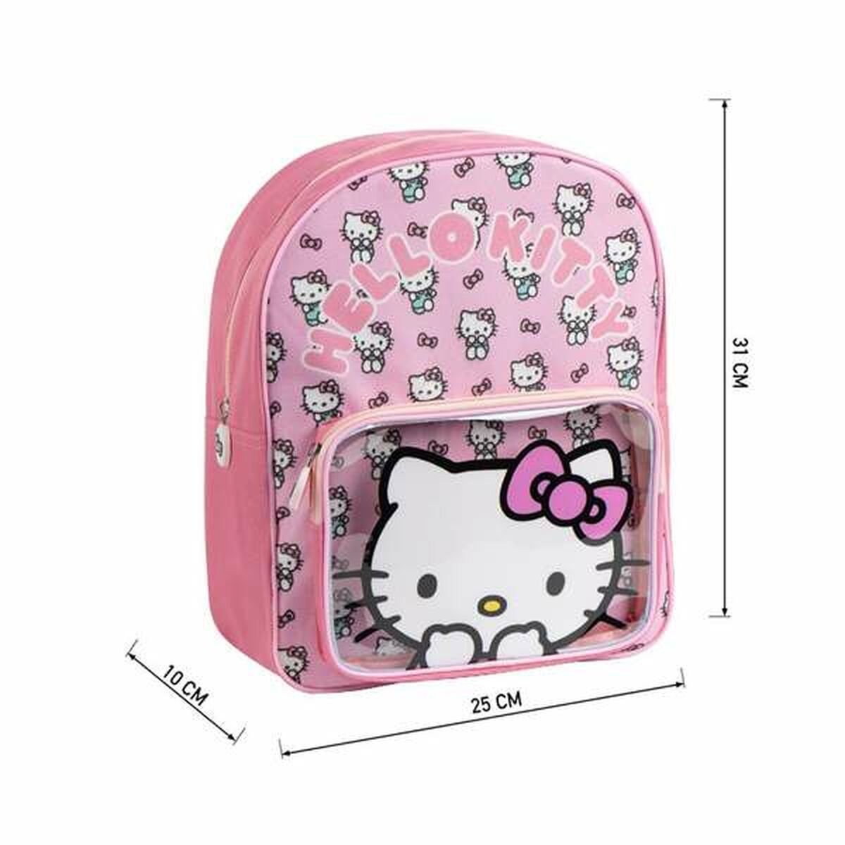 Skoletaske Hello Kitty Pink