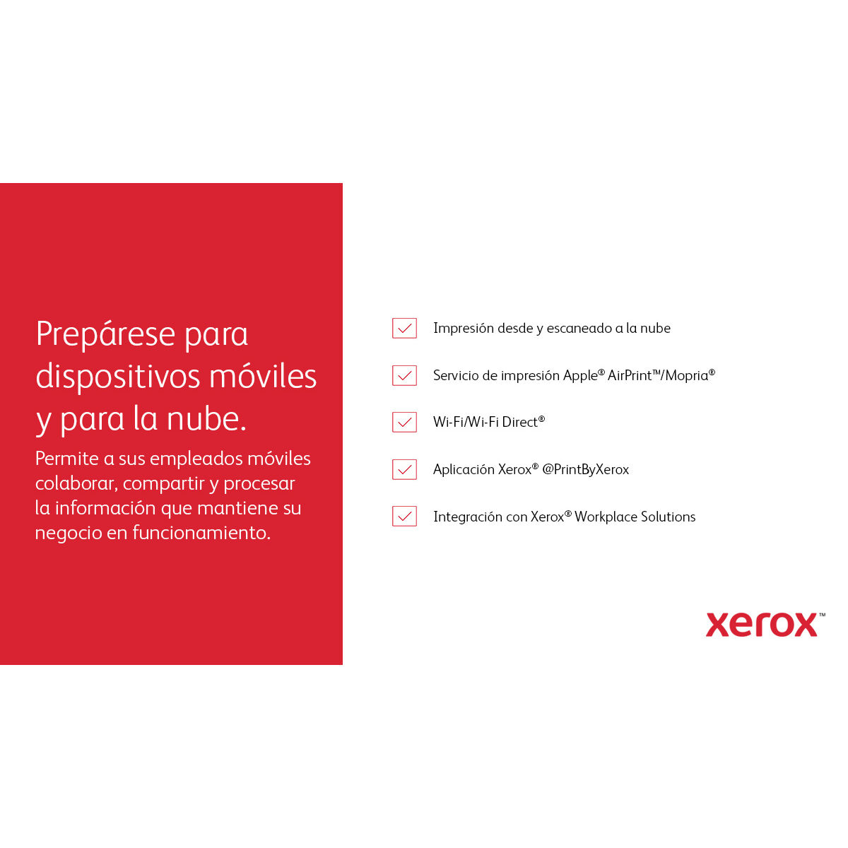 Multifunksjonsskriver Xerox B625V_DN