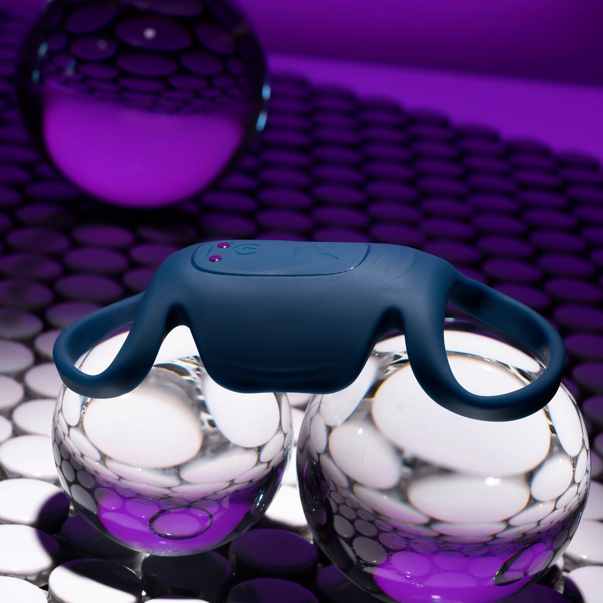 Inel Vibrator Evolved Playboy Albastru