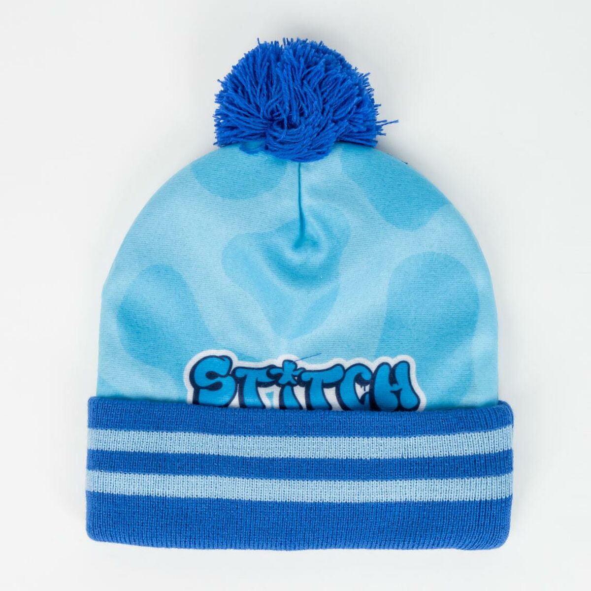 Gorro e Luvas Stitch Azul Claro