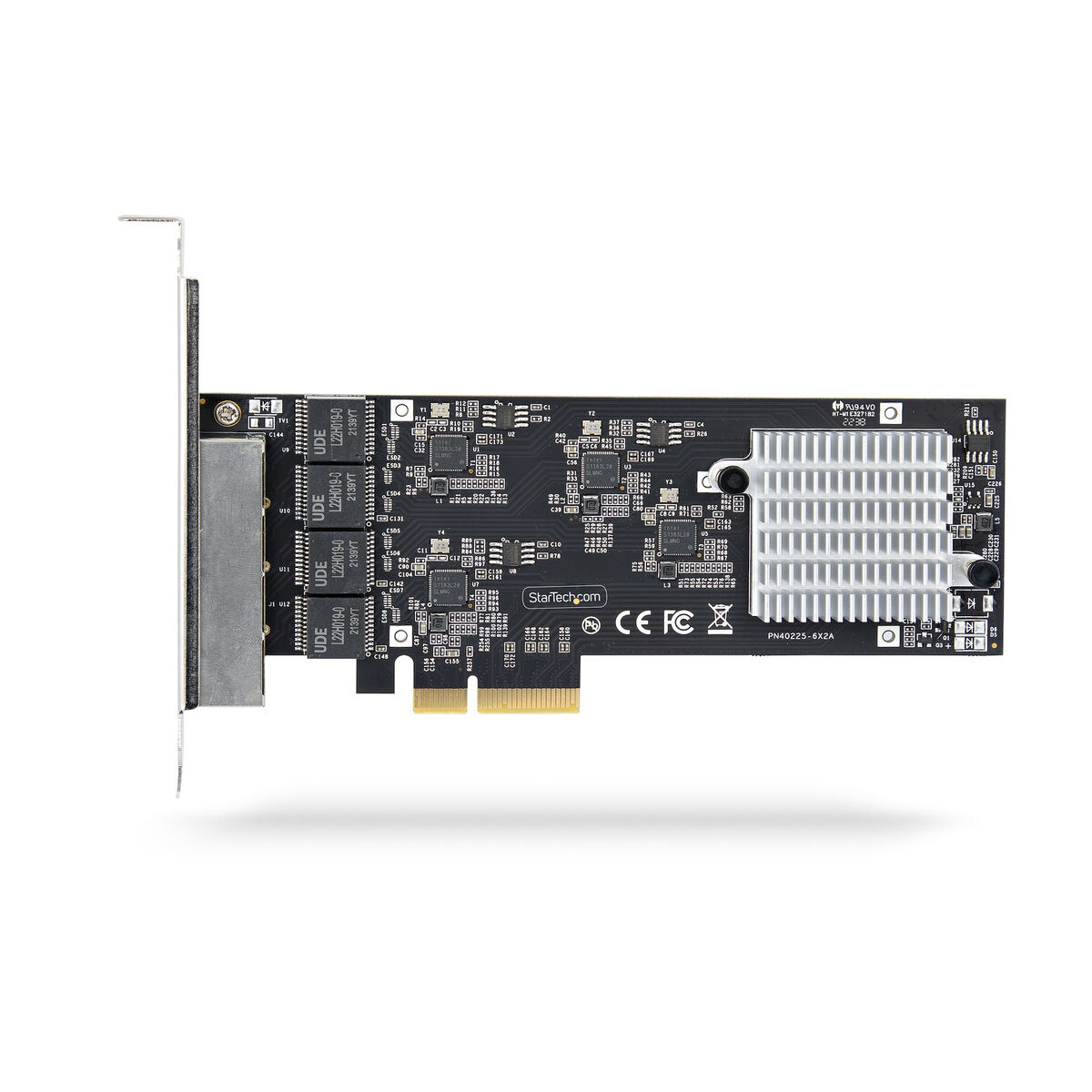 USB Kabelis Startech PR42GI-NETWORK-CARD Melns