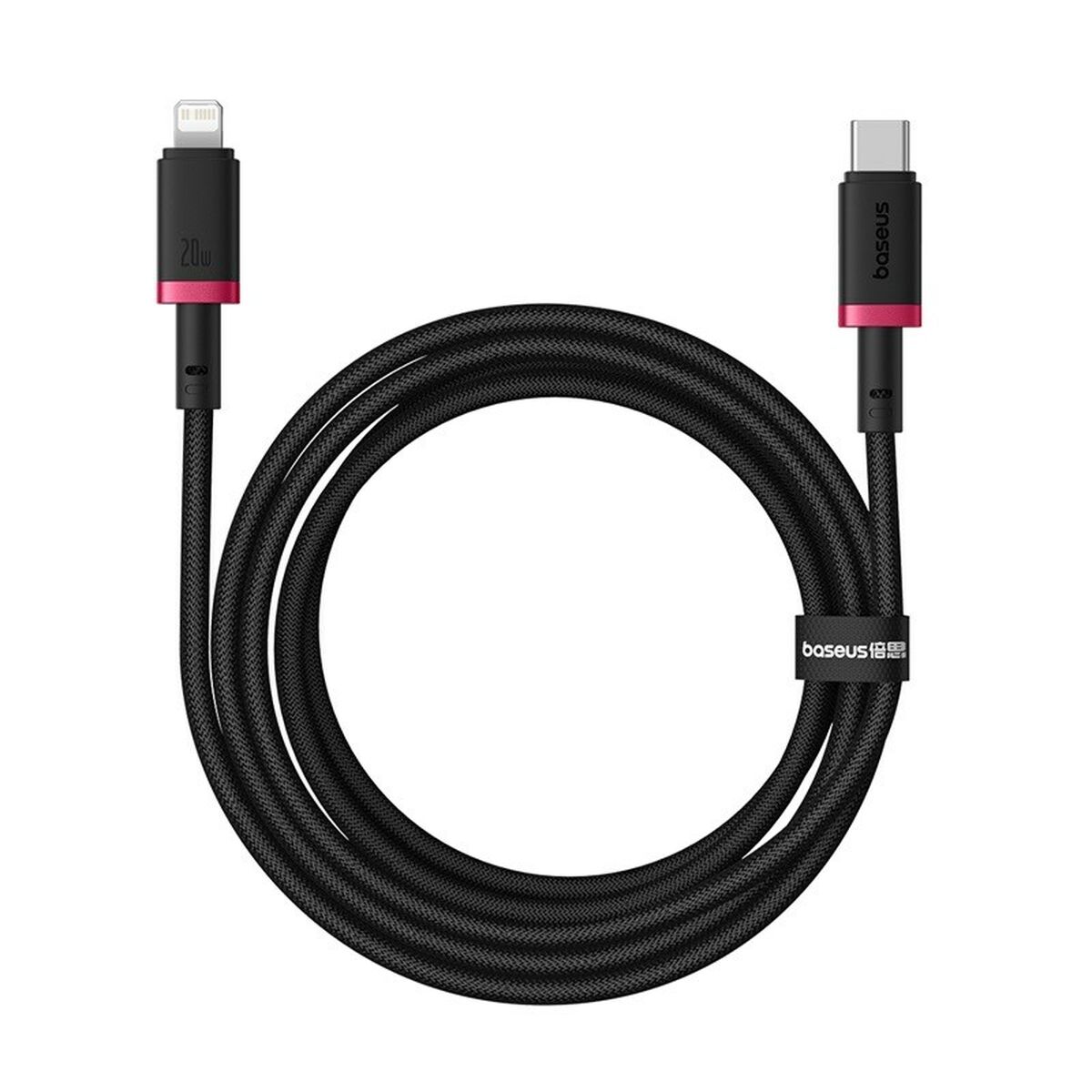 USB-C-Lightning Kaabel Baseus P10377800U01-03 Must Punane 2 m
