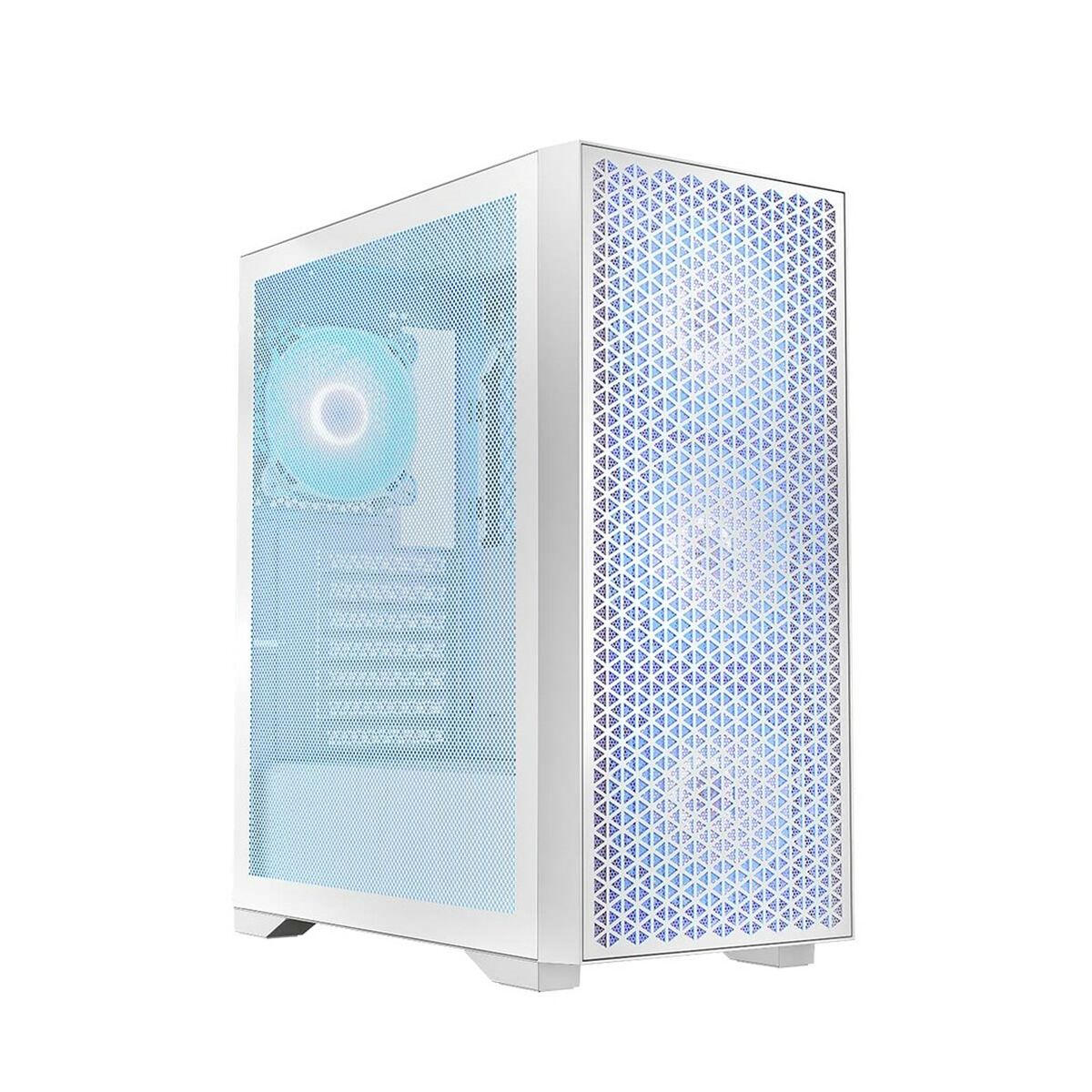 Počítačová skříň ATX v provedení midi-tower Logic AT-DART-PRO-ARGB-20 Bílý