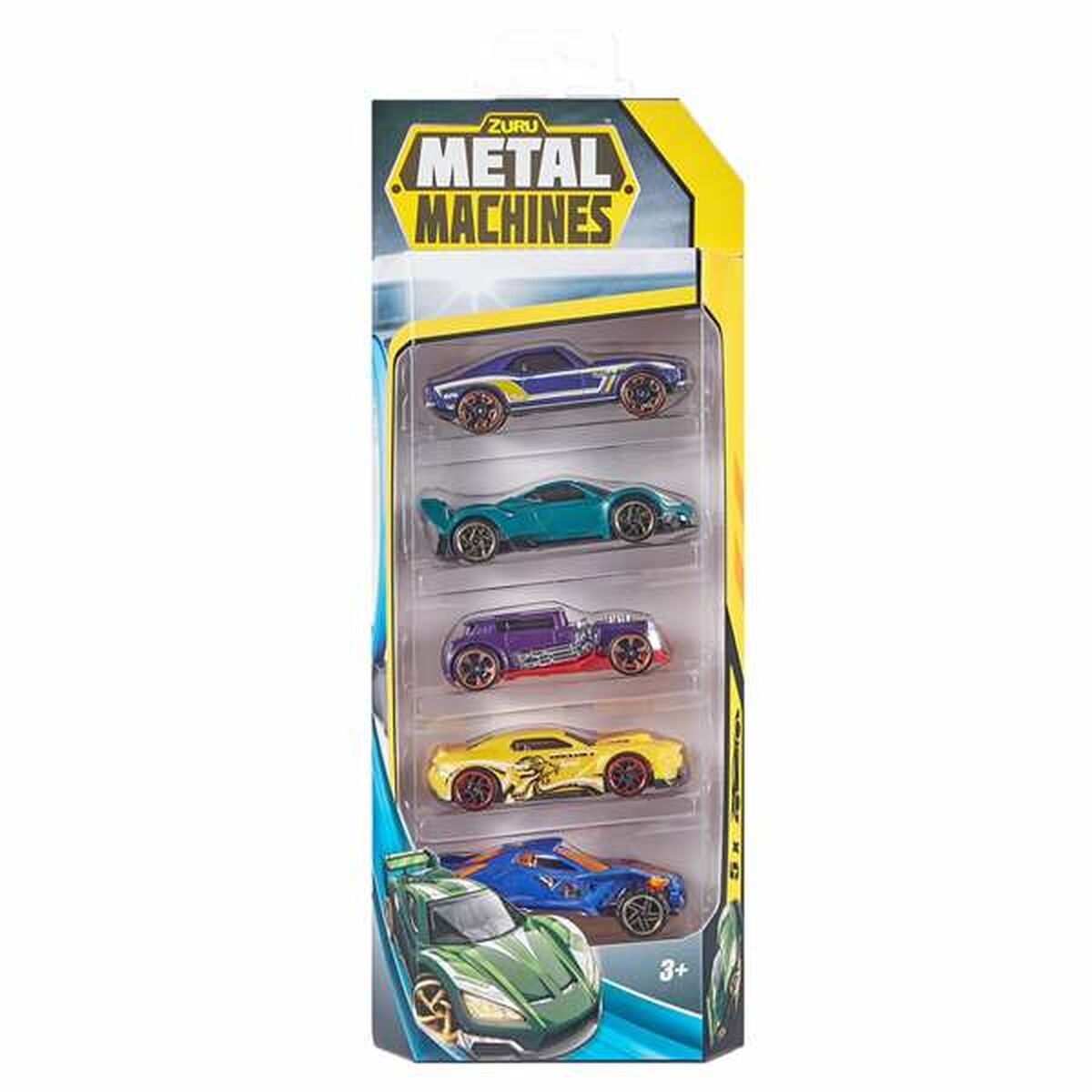 Set med 5 bilar Zuru Metal Machines