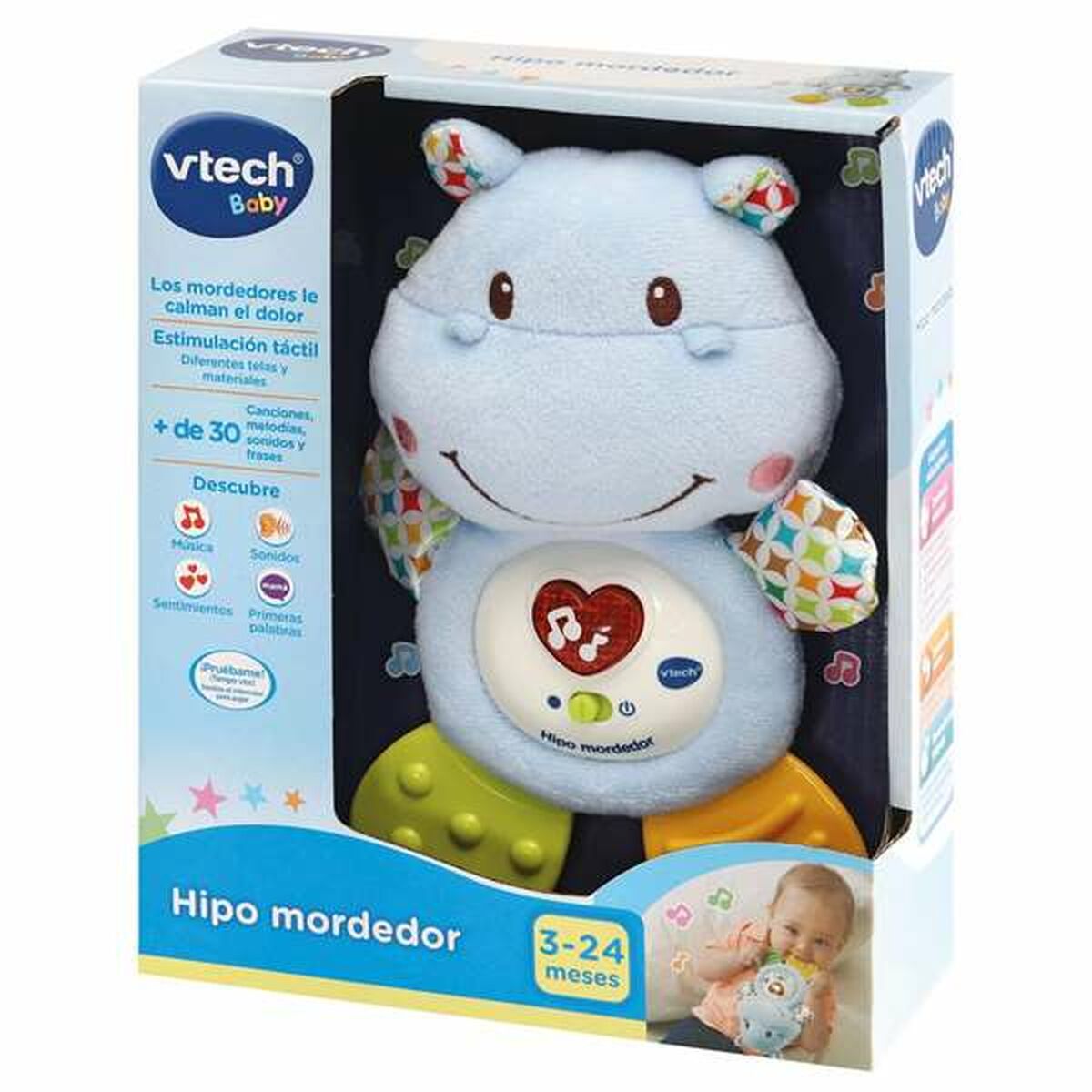 Teether for Babies Vtech Hippopotamus