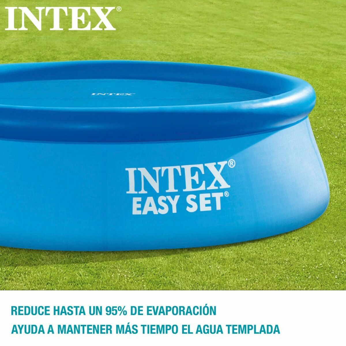 Poolabdeckung Intex Ø 244 cm Solar rund