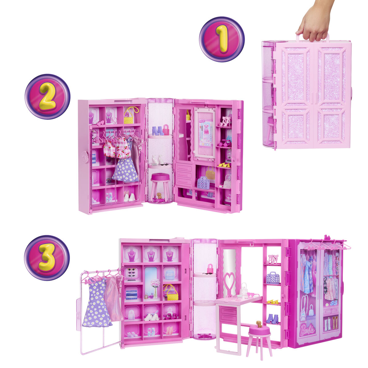 Boneca Barbie Armário