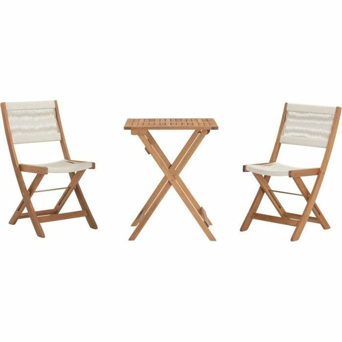 Table set with 2 chairs
