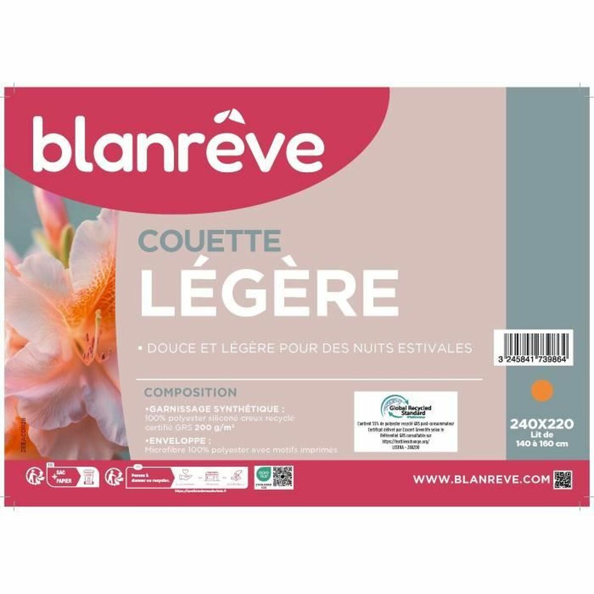 Piumino Letto Blanreve