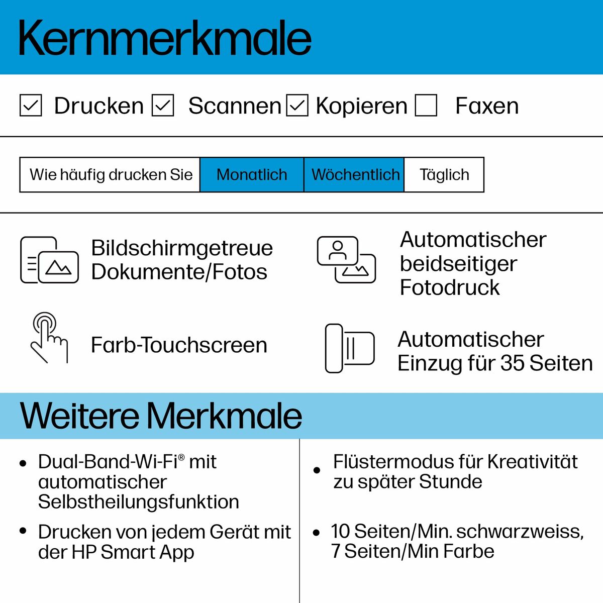 Multifunktionsdrucker HP