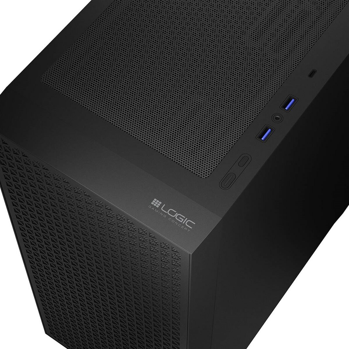 Caja Semitorre ATX Logic AT-DART-PRO-SOLI-10 Negro