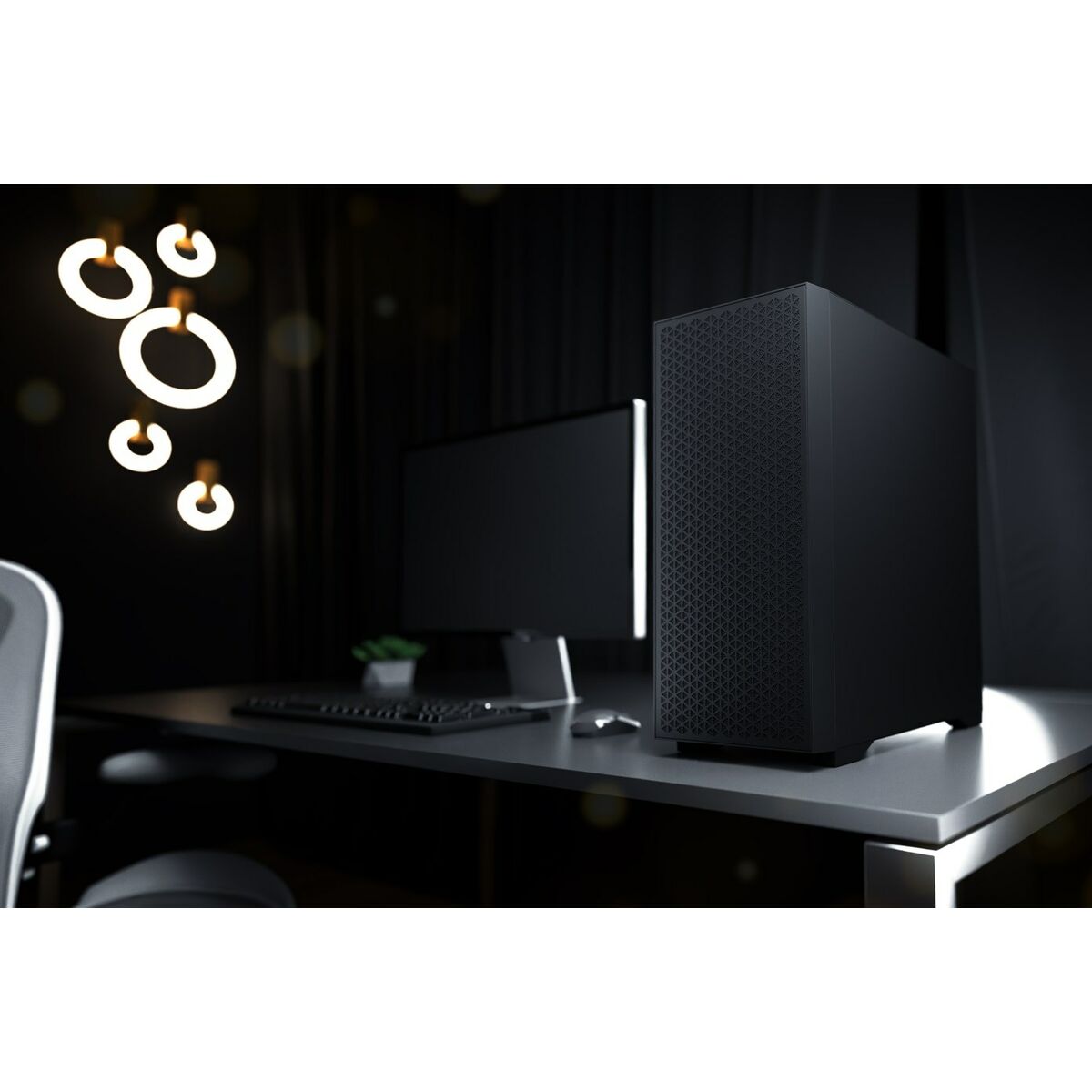 ATX Semi-Tower Gehäuse Logic AT-DART-PRO-SOLI-10 Schwarz