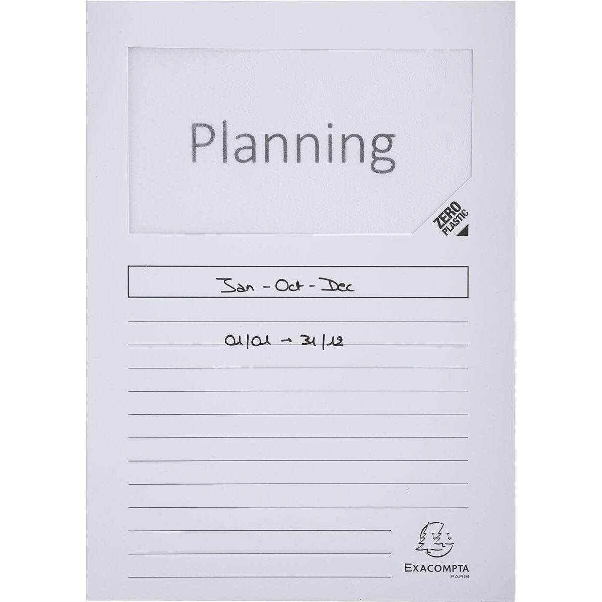 Aplankalas Exacompta Forever Balta A4 100 Dalys (4 vnt.)