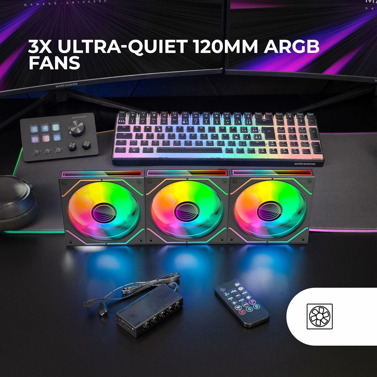 Wentylator CPU Tacens TACMARS-MF3DPROKIT Ø 12 cm