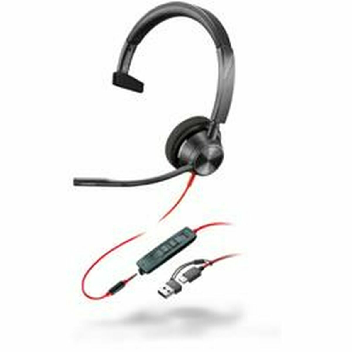 Hovedtelefoner Poly 8X218AA Sort