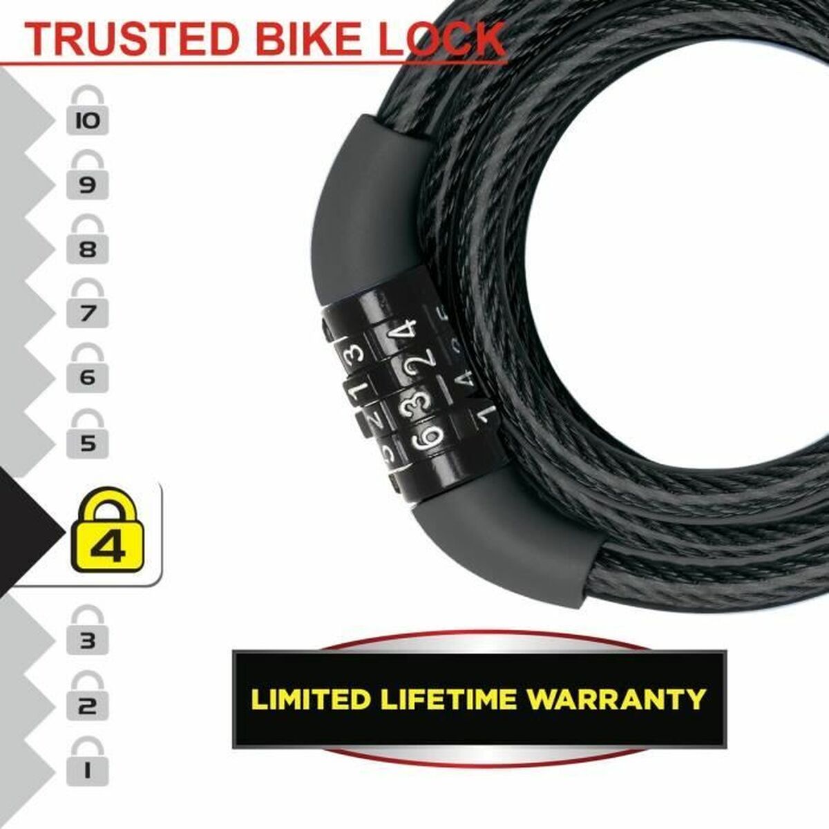 Ketju munalukolla Master Lock