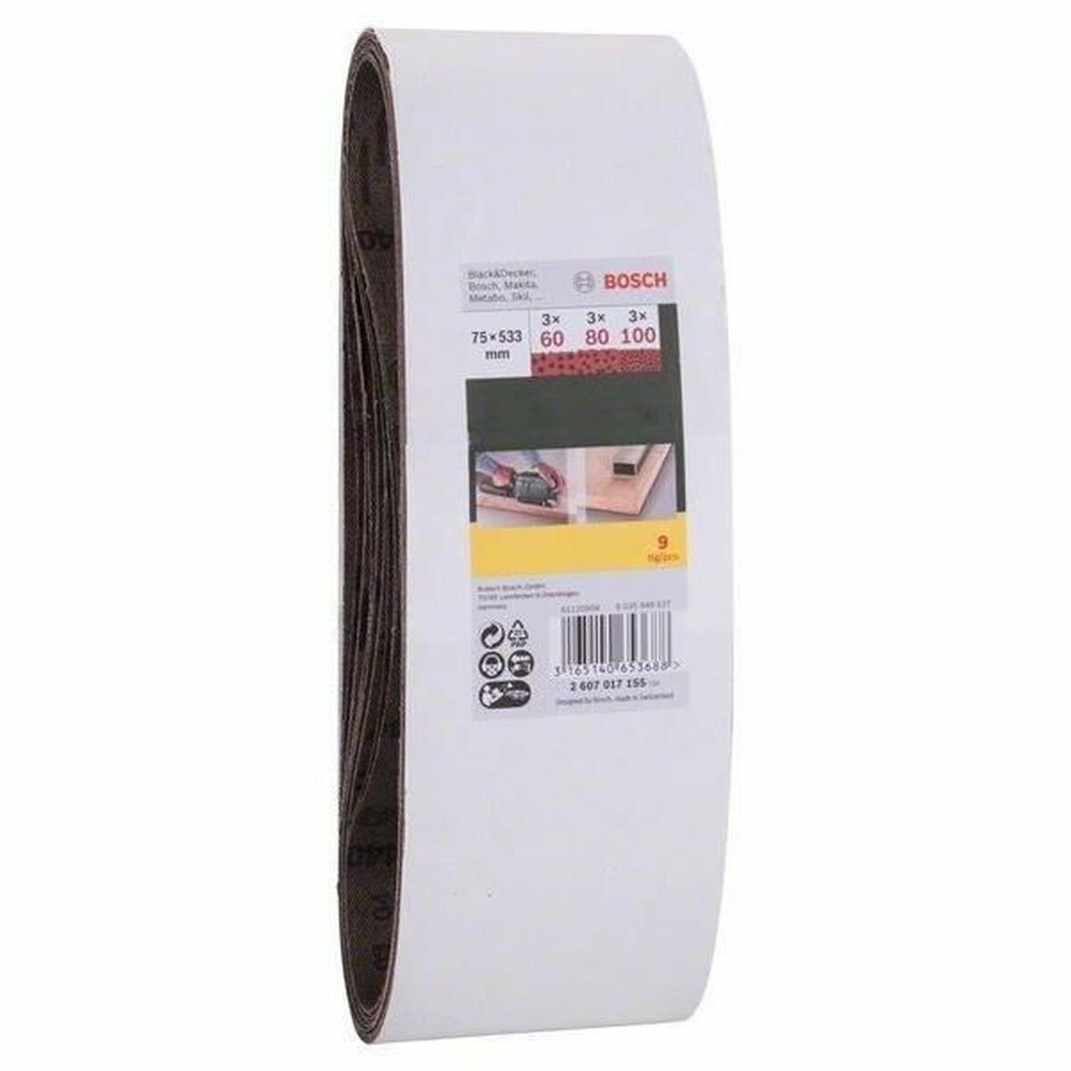 Bandslippapper BOSCH 2607017155