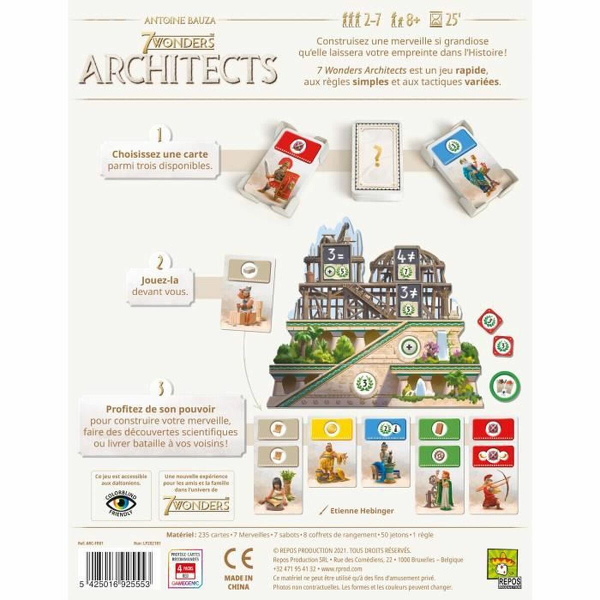 Lautapeli Asmodee 7 Wonders: Architects